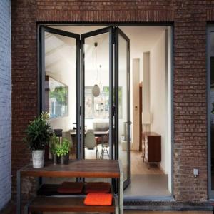 Wholesale High Quality Double Glazed Aluminum Bi Folding Waterproof Doors For Modern House from china suppliers