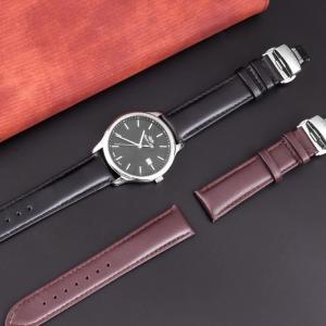Wholesale 2 Piece 20mm Genuine Cow Leather Watch Strap Bands from china suppliers