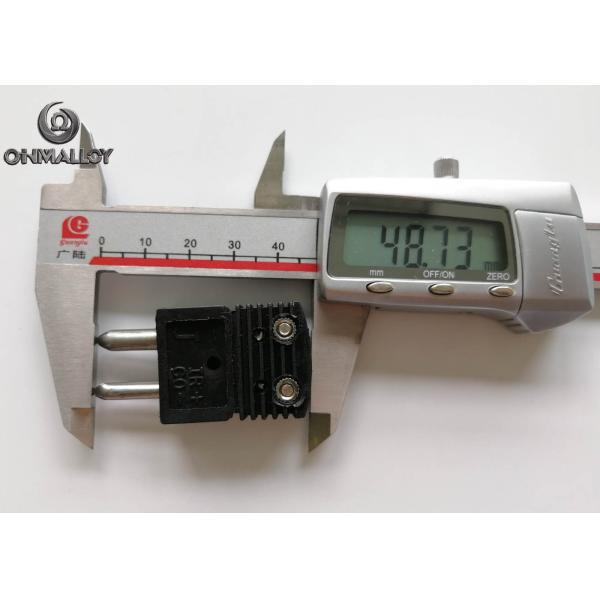 Round Pin Thermocouple Type J Middle Size Connector Thermometer Plug Same as OME*A Connector