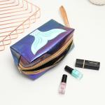 Holographic Women PU Cosmetic Bag For Business Trip