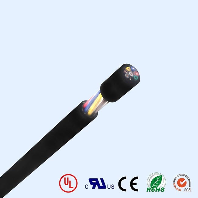 Electronics Cable Flame Retardant Flexible Shield UL2464 3*16AWG OD7.6mm