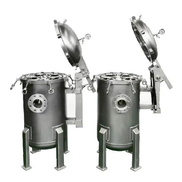 Stainless Steel Industrial Water Filtering Housing 316L Multi Bag
