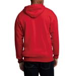 Customized Fashionable Cotton Polyester Red Full Zipper Mens Hoodies Jackets