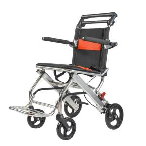 Wholesale Aluminium Lightweight Transport Wheelchair Manual Foldable from china suppliers