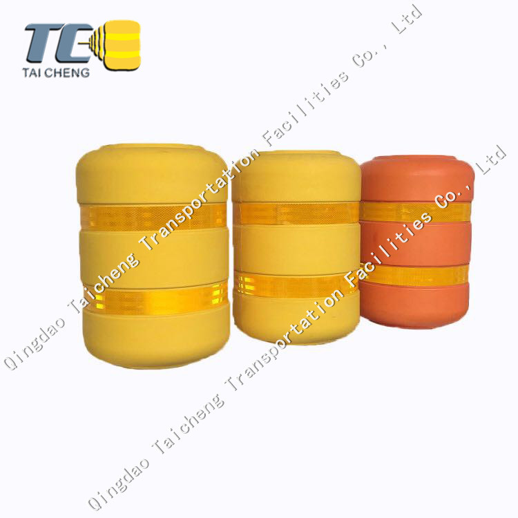 Highway Roller Guardrail EVA Safety Light Reflecting 350 X 500 MM Size