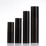 OEM PET Black Airless Lotion Pump Bottle 15ml 30ml 80ml