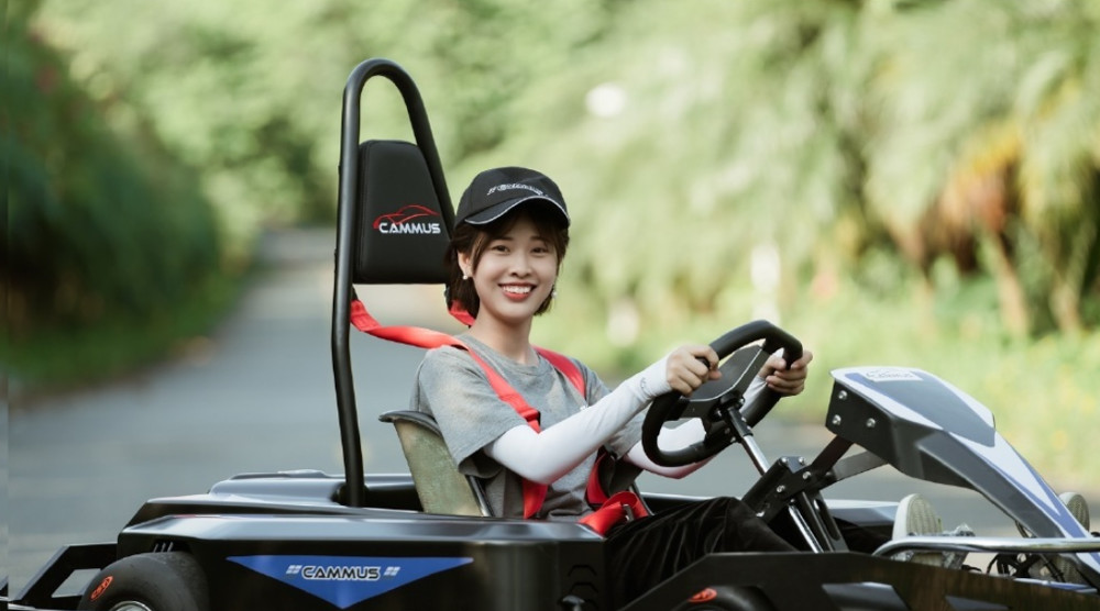 4kw Electric Pedal Go Kart Belt Drive Max 80Km/H Fast Track Indoor Karting