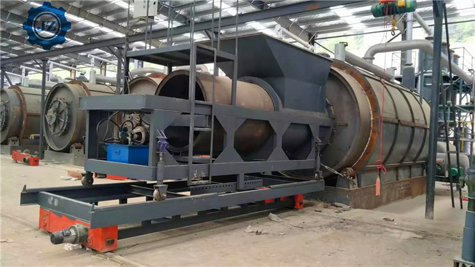 30 Ton Per Day Full Continuous Automatic Waste Rubber Tyre Pyrolysis Oil Plant