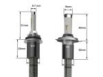 XHP50 XHP70 Cree LED Headlight Bulbs 9007 6500K -40℃ - +80℃ Operating Temperatur