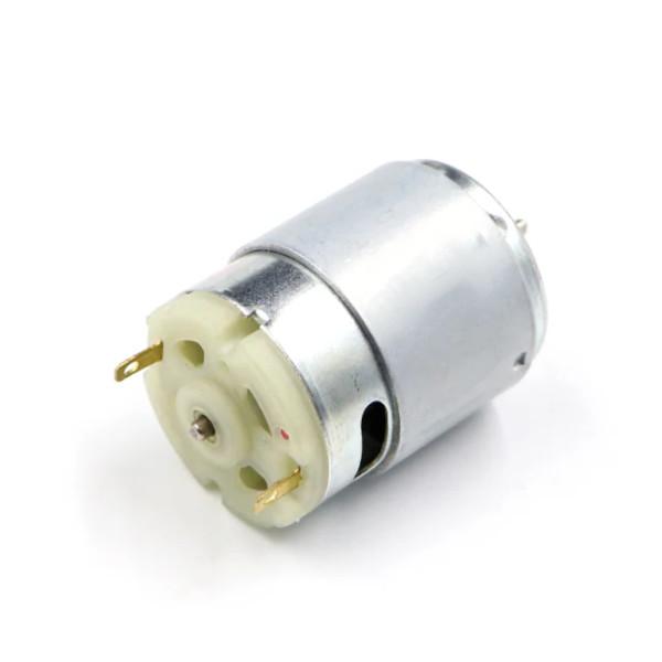 6V 12V 27.7mm RS385 DC Motor Double Shaft Small High Torque Motor 6000rpm
