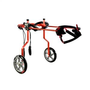 Wholesale Two Wheel Red Puppy Pet Dog Wheelchair XS S M L wear resistant from china suppliers