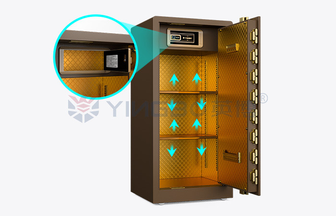Biometric Fingerprint Lock Safe Box For Home Security YB/RS-120 Coffee safety safe box