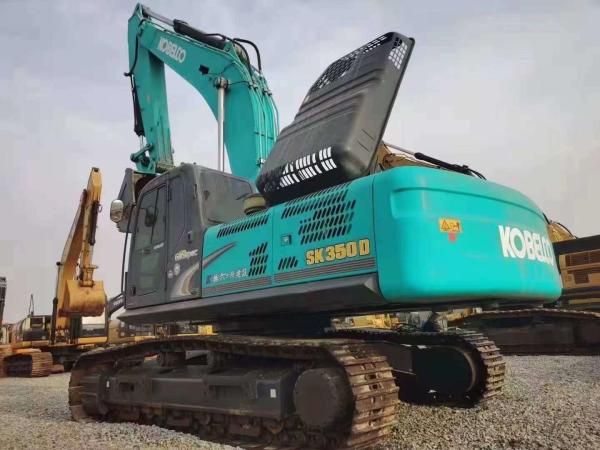 CE 35T Used Kobelco Excavators 4 Sale Heavy Backhoe Equipment Used Kobelco 350