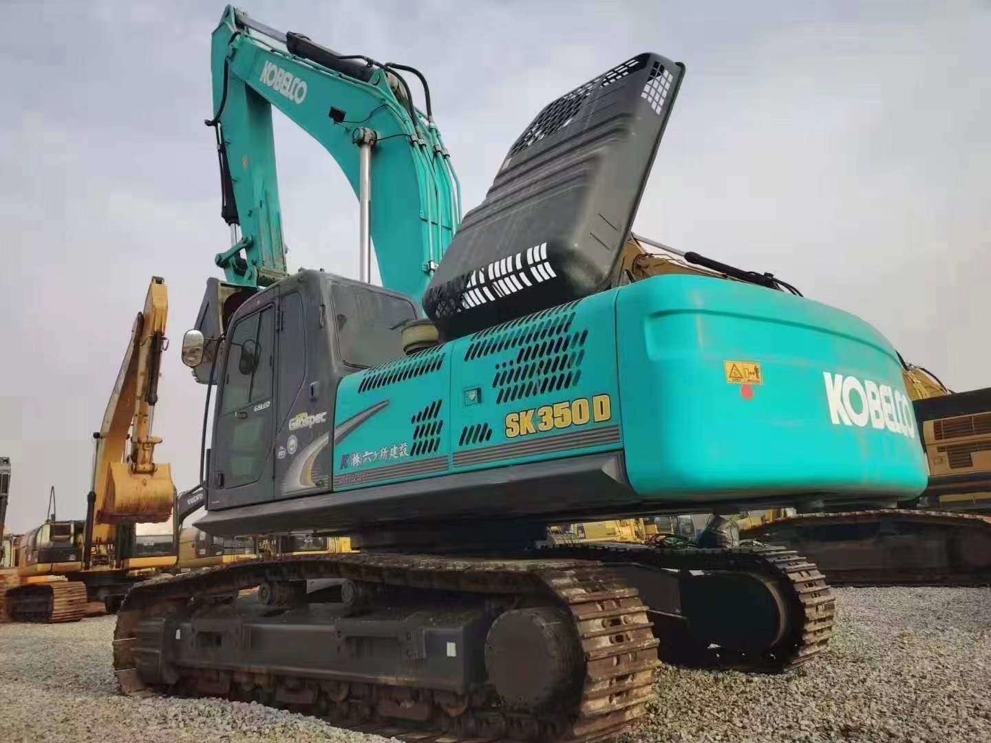 CE 35T Used Kobelco Excavators 4 Sale Heavy Backhoe Equipment Used Kobelco 350 Excavator