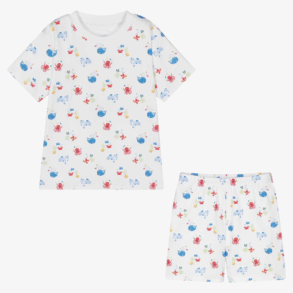Summer Baby Custom Printed Organic Cotton Toddler Baby Clothing Sets Baby Boys Girls Clothing Sets