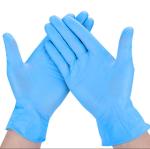 Comfortable Disposable Nitrile Gloves Blue Sterile Nitrile Work Gloves