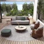 Alumiunm Frame Rattan Outdoor Furniture Set Leisure Time Patio Furniture