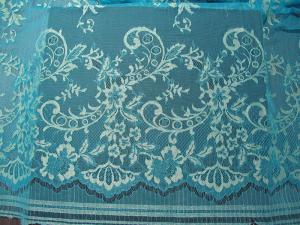 Wholesale Stretchable Flower Nylon Metallic Lace Fabric Green Knitted For Clothing from china suppliers