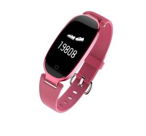 Wholesale Beautiful Women Girl smart band Smart Watch Color Screen Waterproof Heart Rate Monitor Smart bracelet S3 from china suppliers
