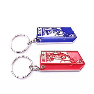 Wholesale Promotional Metal Keychains , Custom Metal Keyrings For Tourist Souvenirs from china suppliers