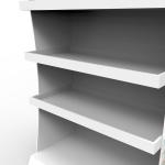 6 Layer Cosmetic Display Stand Wood Pharmacy Display Stand For Health Care