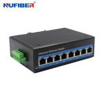 Din Rail Mount Gigabit POE Industrial Ethernet Switch 8*10/100/1000Mbps UTP Port