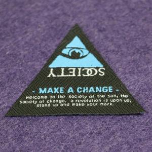 Wholesale Customized Woven Apparel Labels Straight Cut Satin Damask , Testex from china suppliers