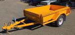 Painted 750KG Tandem Box Trailer , Heavy Duty 7 X 5 Box Trailer