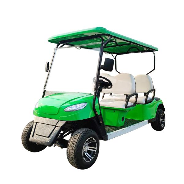 60V100AH Lead-acid Battery 3.5KW AC Motor 4 Wheels Electric Golf Cart 4-seater