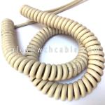 UL20554 WCH Cable Produced Polyurethane Coated Spiral Coil Cable 80C 30V