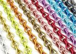 Insect Door Aluminium Chain Link Fly Screens Gunmetal 90x210cm For Partition