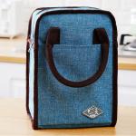600D Polyester L18.5cm Insulated Lunch Cooler Bags