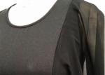 Crew Neck Women'S Casual Dresses Casual Black Maxi Dress Rome Fabric