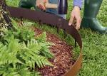 Rusty Weathering Steel Landscape Edging 3.9 Inch Corten Metal Landscape