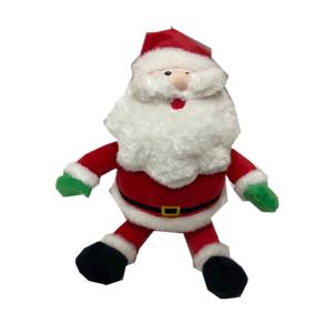 Wholesale 0.28m 11.02'' Singing Santa Claus Father Christmas Cuddly Toy LED Light from china suppliers