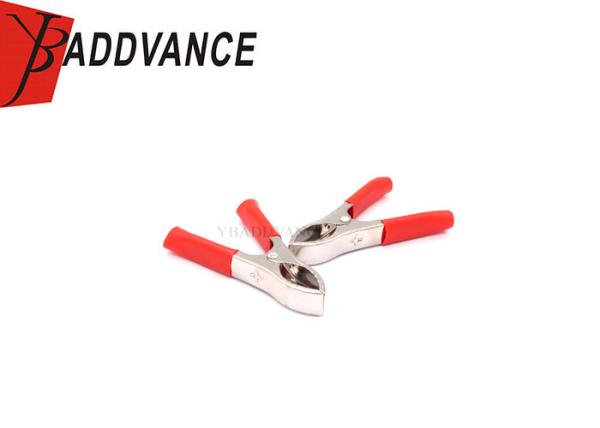 Unique Bargains Insulated Electric Battery Alligator Clip Clamp Red Black 3 Inch