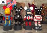 Outdoor 1.6 Meters High Fiberglass Cartoon Statues For City Square Decoration