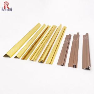 Wholesale Extruded Aluminium Wall Corner Protectors 1mm Thickness Golden Color from china suppliers
