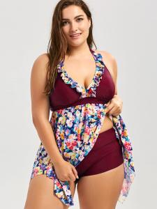 Wholesale swimwear women bikini Large size swimsuit black dress Beach vacation sexy piece swimsuit fat bikini Increase fertilizer from china suppliers