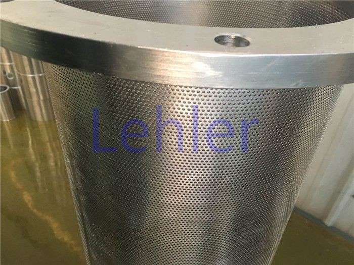 Drilled Type Pressure Screen Basket With Hard Chrome Coating For Pulp / Paper