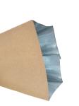 Kraft paper bag side gusset plastic pouch tea food packaging bag with easy