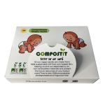 Disposable Diaper Bags for baby, 100 Count Eco-Friendly Compostable Disposable