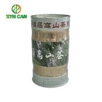 Tea Tin Can Embossing Printing Metal Antique Coffee Tins Size 99×170 mm