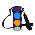 Collapsible L65mm Water Bottle Sleeve With Detachable Shoulder Strap