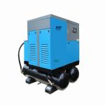 0.6m3/min 10bar 5.5KW Air Receiver 300L integrated Rotary Air Screw Compressor