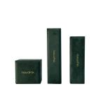 Green Microfiber Luxury Watch Packaging Box Rectangle Jewellery Box For Necklace