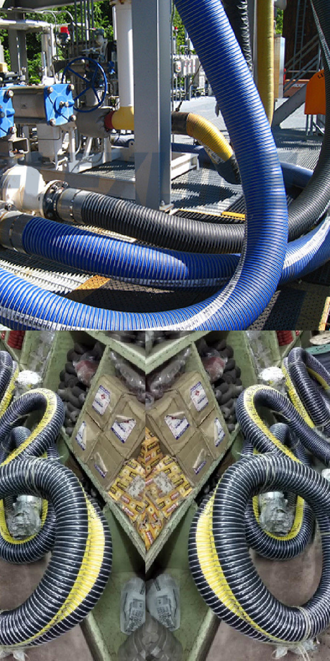 Customized Composite Hose Pipe High Work Pressure For Fuel Tank Truck
