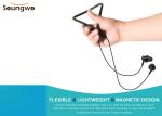 Ergonomic 3D Neckband Bluetooth Headphones Wireless Magnetic Suction Earphones