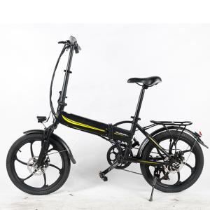 Wholesale 20MPH Light Foldable Electric Bike , 10.4Ah 20 Inch Electric Folding Bike from china suppliers