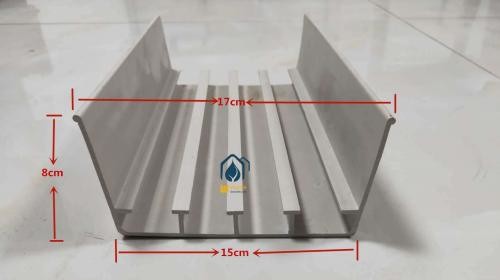Vertical Planting PVC Substrate Grow Gutter Hydroponic Pepper Tomato Plant Trough